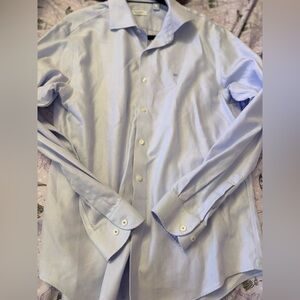 Bundle 2 for $30. Designer Pedro del Hierro Blue Men's Dress Shirt. Size Large.